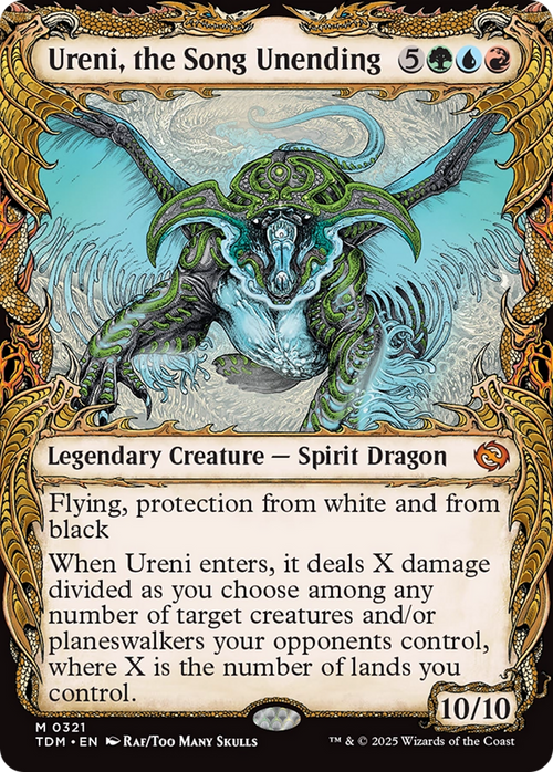 Ureni, the Song Unending (Showcase) (TDM-321) - Tarkir: Dragonstorm: (Showcase)