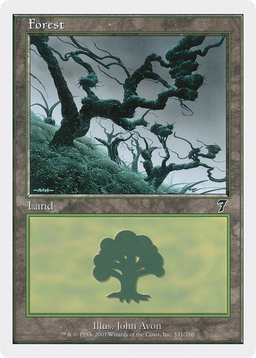 Forest (331) (7ED-331) - 7th Edition Foil