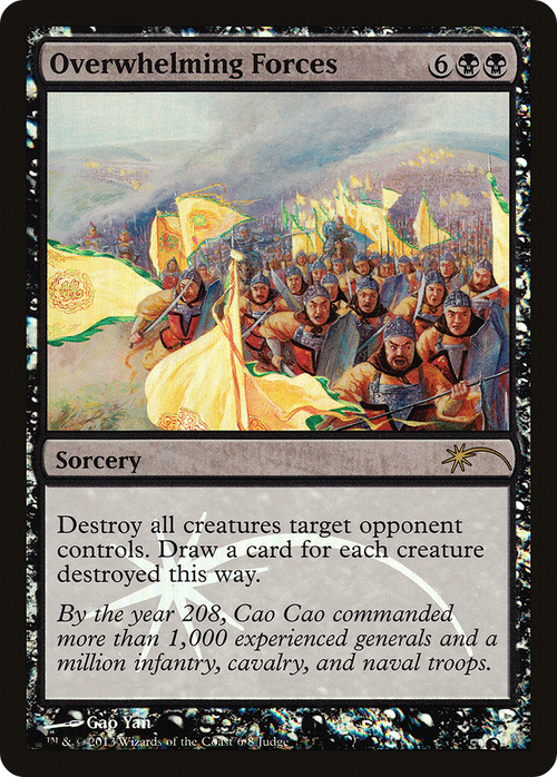 Overwhelming Forces (JDG-006) - Judge Gift Cards 2013 Foil