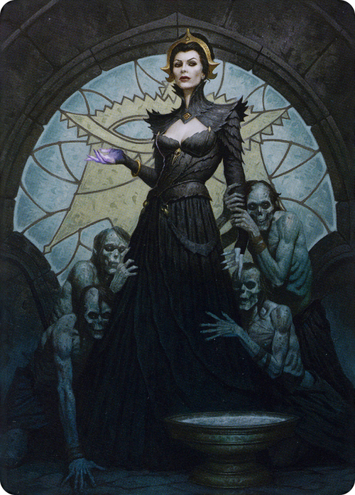 Liliana of the Veil // Liliana of the Veil (ADMU-024) - Dominaria United Art Series (Borderless) Foil