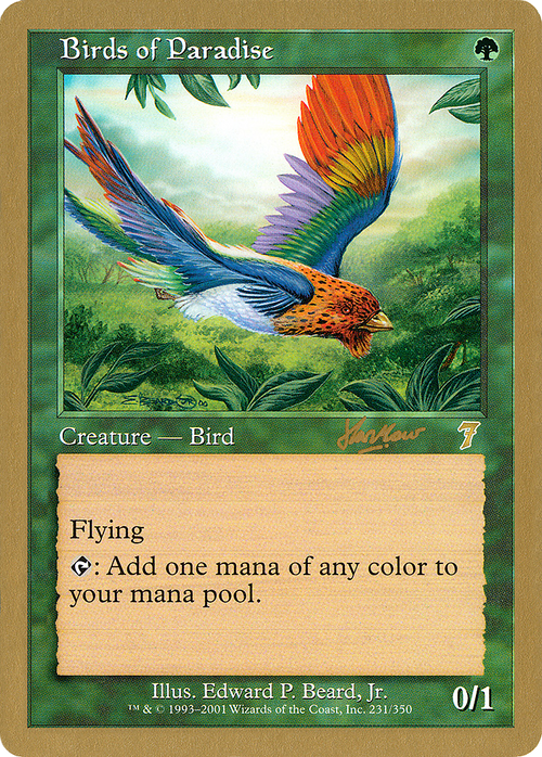 Birds of Paradise - 2002 Sim Han How (7ED) (WCD-) - World Championship Decks 2002