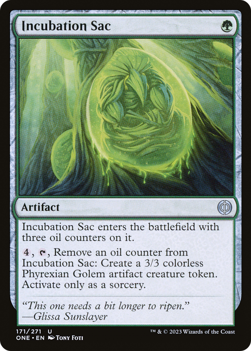 Incubation Sac (ONE-171) - Phyrexia: All Will Be One