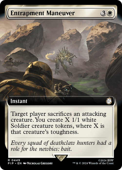 Entrapment Maneuver (Extended Art) (PIP-449) - Fallout: (Extended Art) Foil