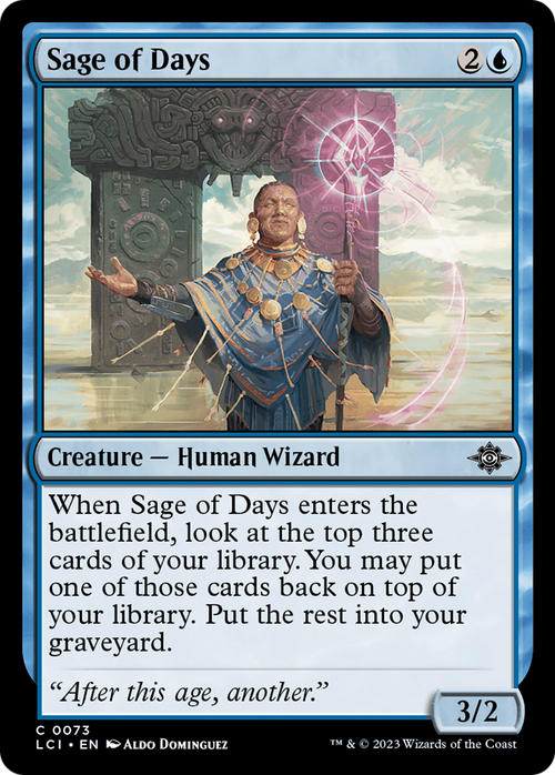 Sage of Days (LCI-073) - The Lost Caverns of Ixalan