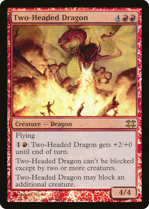 Two-Headed Dragon (DRB-015) - From the Vault: Dragons Foil