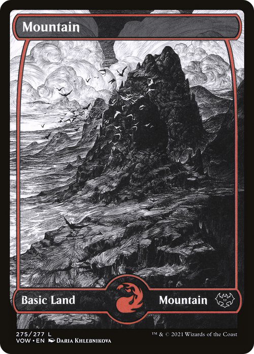Mountain (275) (VOW-275) - Innistrad: Crimson Vow: (Showcase) Foil
