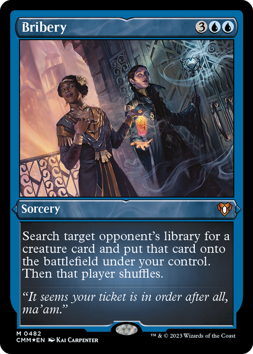 Bribery (Foil Etched) (CMM-482) - Commander Masters Foil