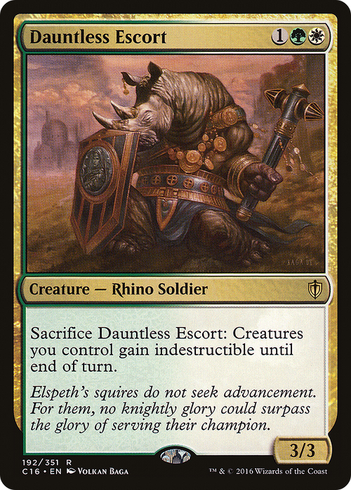 Dauntless Escort (C16-192) - Commander 2016