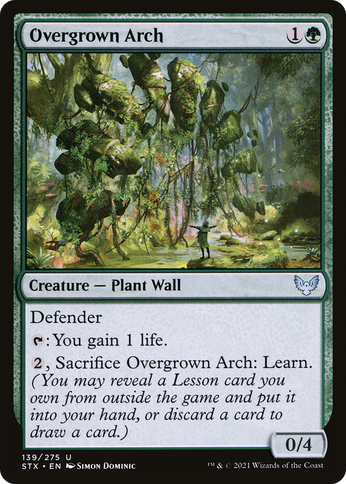 Overgrown Arch (STX-139) - Strixhaven: School of Mages Foil
