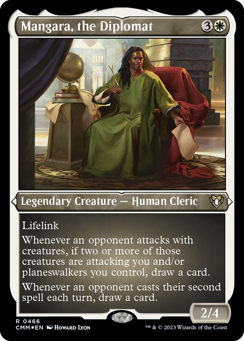 Mangara, the Diplomat (Foil Etched) (CMM-466) - Commander Masters Foil