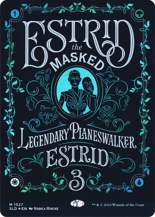 Estrid, the Masked (SLD-1327) - Secret Lair Drop (Borderless) Foil