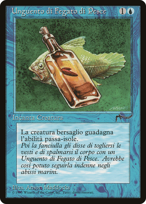 Fishliver Oil (Italian) "Unguento di Fegato di Pesce" (REN-) - Rinascimento