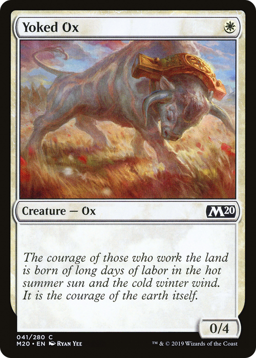 Yoked Ox (M20-041) - Core Set 2020