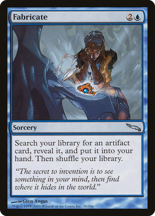 Fabricate (MRD-035) - Mirrodin Foil