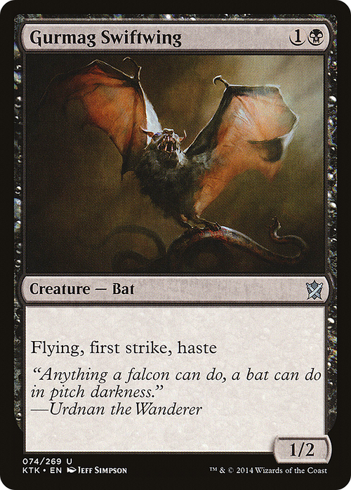 Gurmag Swiftwing (KTK-074) - Khans of Tarkir Foil
