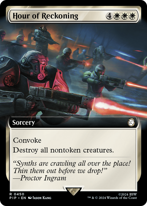Hour of Reckoning (Extended Art) (PIP-450) - Fallout: (Extended Art) Foil