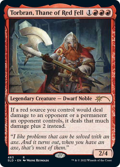 Torbran, Thane of Red Fell (463) (SLD-463) - Secret Lair Drop Foil
