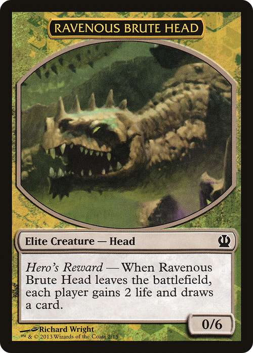 Ravenous Brute Head (HERO-002) - Face the Hydra