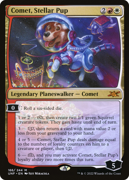 Comet, Stellar Pup (UNF-166) - Unfinity Foil