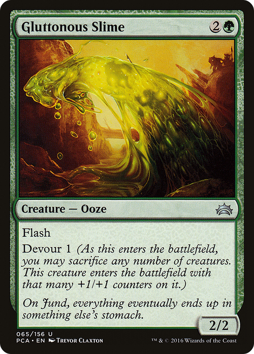 Gluttonous Slime (PCA-065) - Planechase Anthology