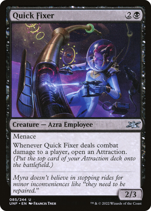 Quick Fixer (UNF-085) - Unfinity Foil