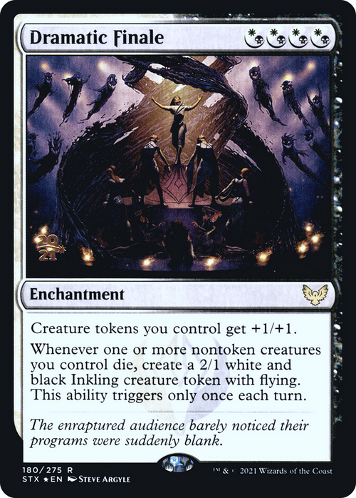 Dramatic Finale (PRE-180S) - Strixhaven: School of Mages Promos Foil