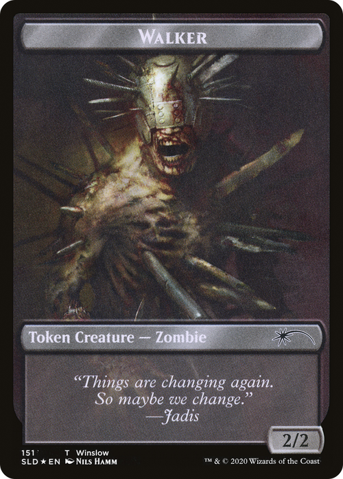 Walker (Winslow // Metal Head) Token (SLD-151) - Secret Lair Drop Foil