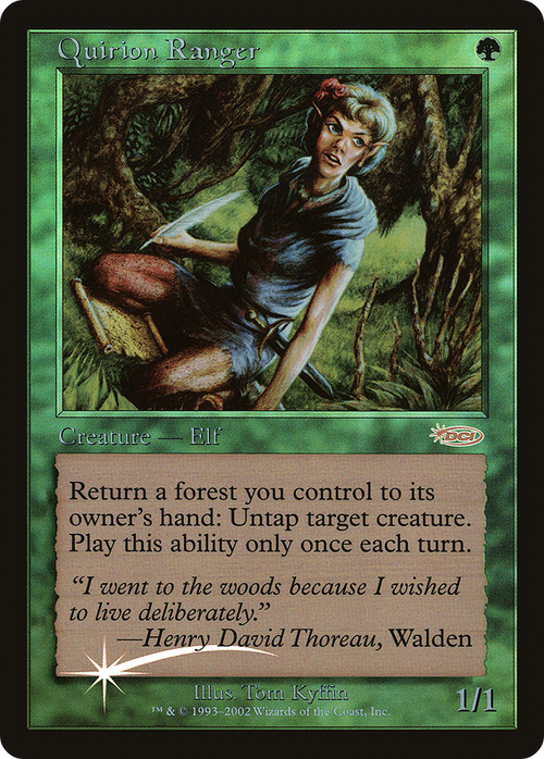 Quirion Ranger (FNM-) - Friday Night Magic 2001 Foil