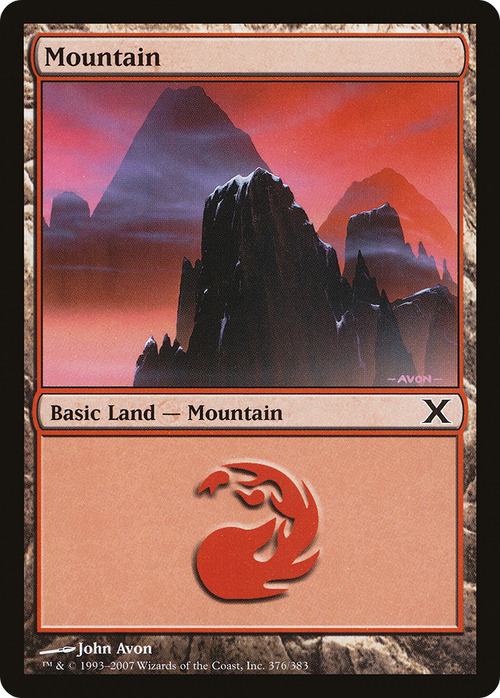 Mountain (376) (10E-376) - Tenth Edition