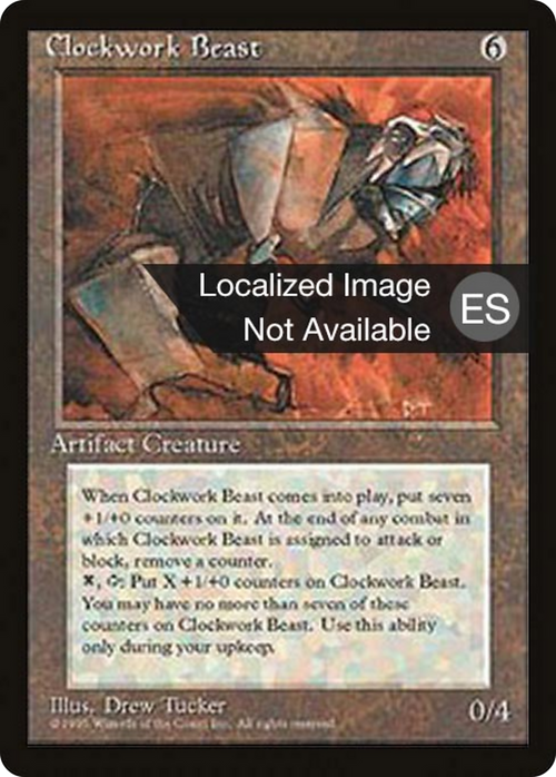 Clockwork Beast (4BB-) - Fourth Edition Foreign Black Border