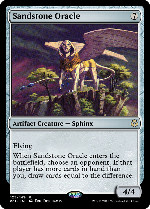 Sandstone Oracle (PZ1-125) - Legendary Cube Prize Pack Foil