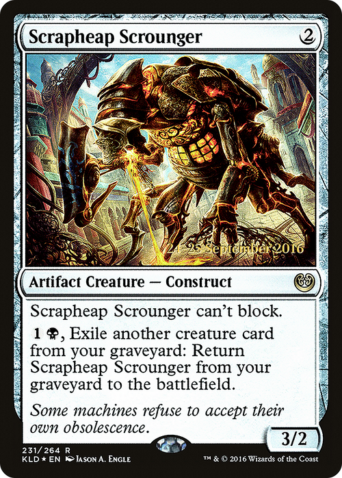 Scrapheap Scrounger (PRE-231S) - Kaladesh Promos Foil