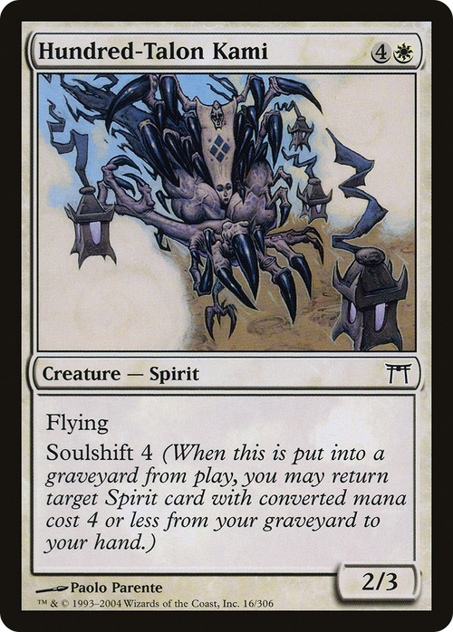 Hundred-Talon Kami (CHK-016) - Champions of Kamigawa Foil