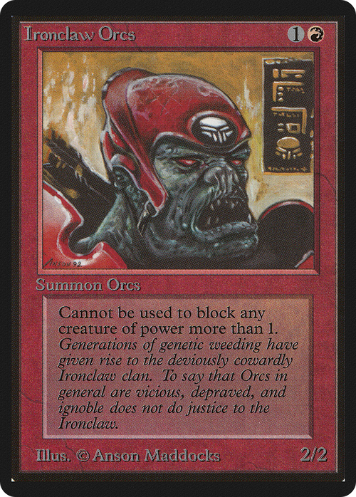 Ironclaw Orcs (LEB-) - Limited Edition Beta