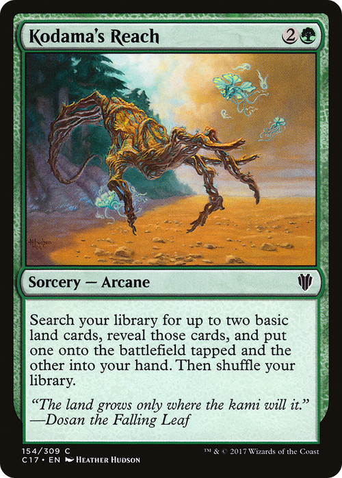 Kodama's Reach (C17-154) - Commander 2017