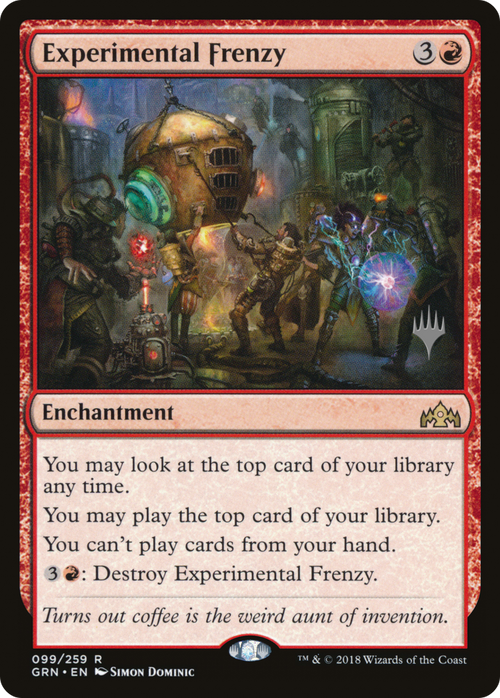 Experimental Frenzy (PPM20-99P) - Guilds of Ravnica Promos Foil