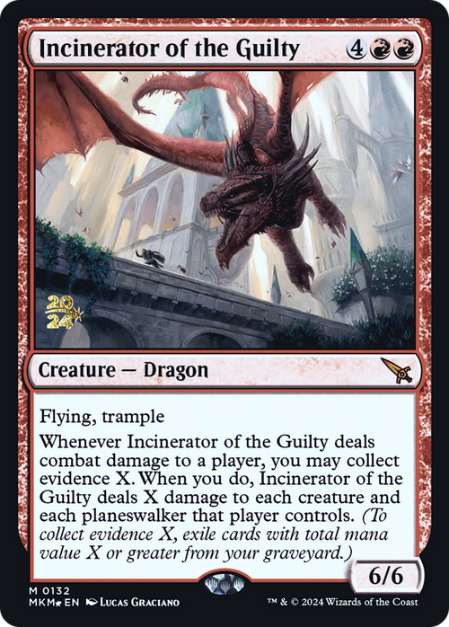Incinerator of the Guilty (PRE-132) - Murders at Karlov Manor Promos Foil