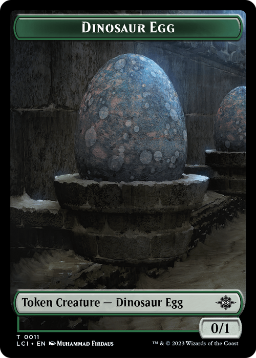 Dinosaur Egg (TLCI-011) - The Lost Caverns of Ixalan Tokens Foil