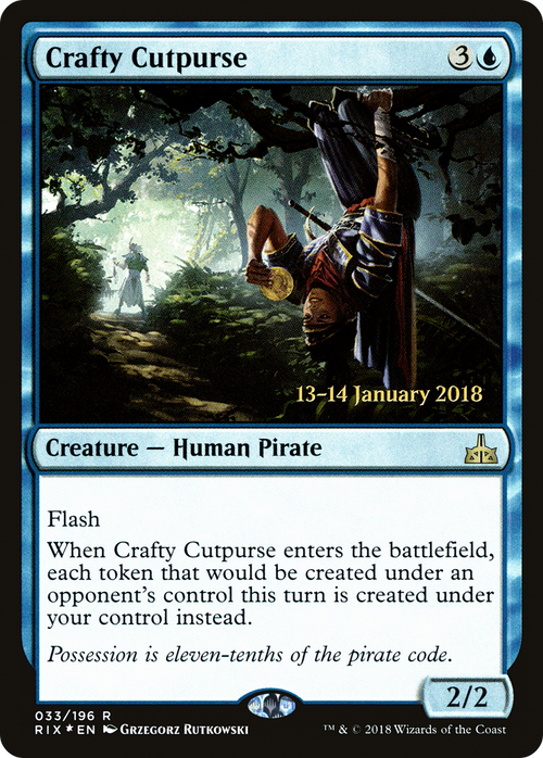 Crafty Cutpurse (PRE-33S) - Rivals of Ixalan Promos Foil