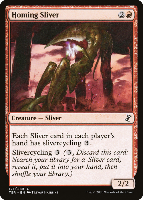 Homing Sliver (TSR-171) - Time Spiral Remastered Foil