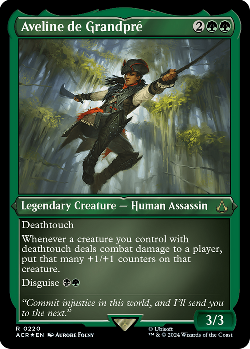 Aveline de Grandpre (Foil Etched) (ACR-220) - Assassin's Creed Foil
