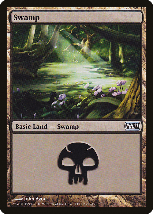 Swamp (238) (M11-238) - Magic 2011 Foil