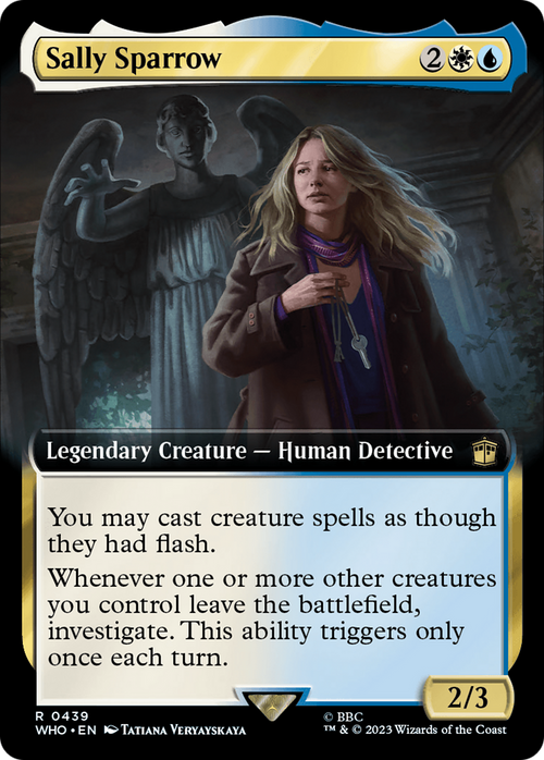 Sally Sparrow (Extended Art) (WHO-439) - Doctor Who: (Extended Art) Foil