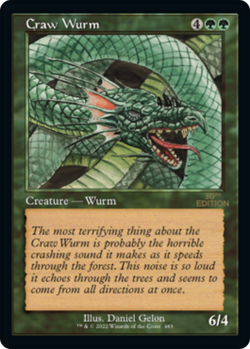 Craw Wurm (Retro Frame) (30A-483) - 30th Anniversary Edition