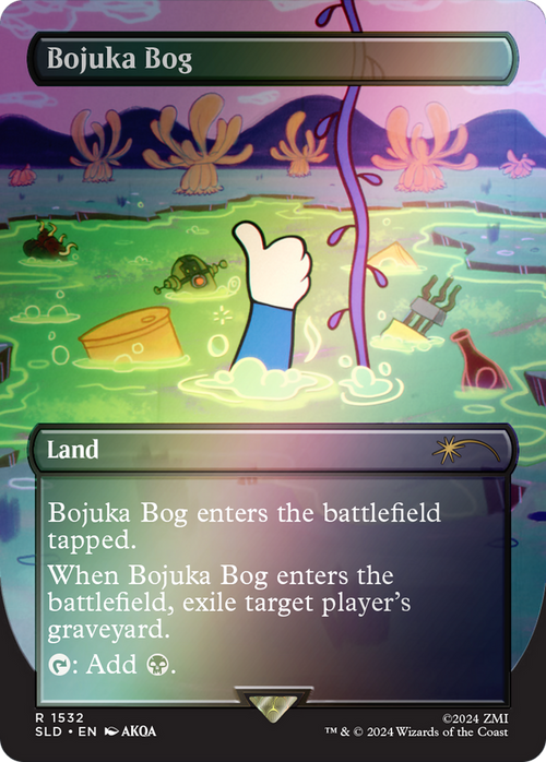 Bojuka Bog (Rainbow Foil) (SLD-1532) - Secret Lair Drop (Borderless) Foil