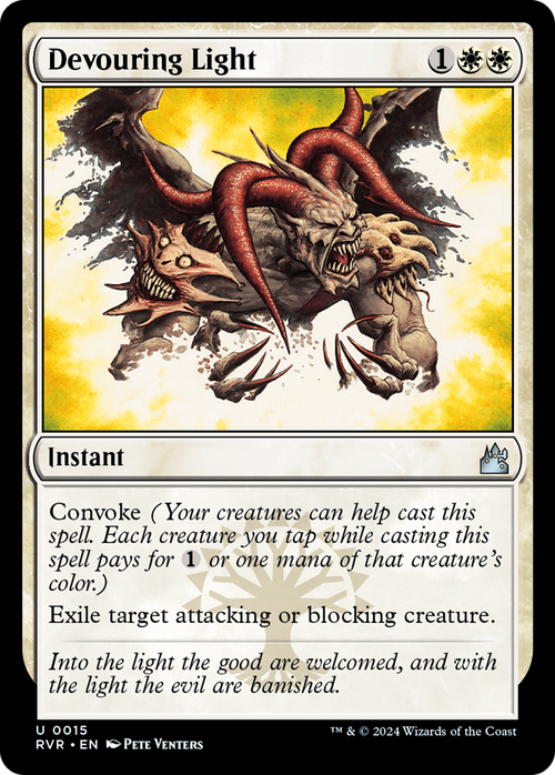 Devouring Light (RVR-015) - Ravnica Remastered Foil