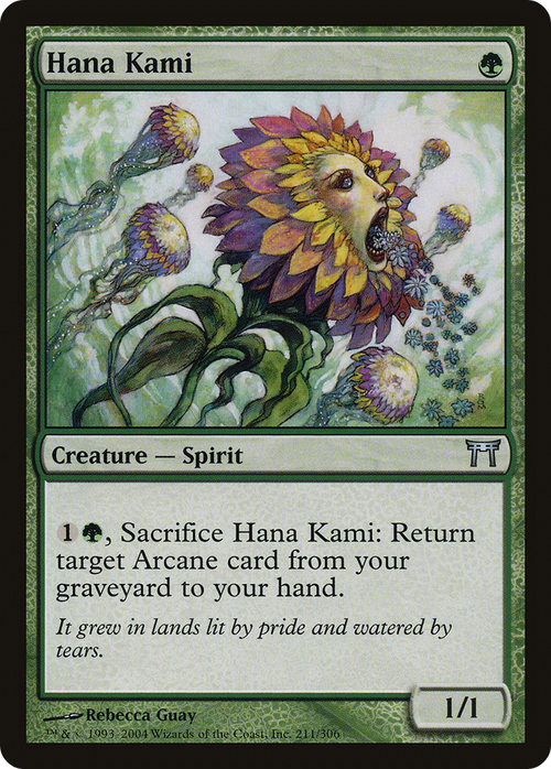 Hana Kami (CHK-211) - Champions of Kamigawa Foil