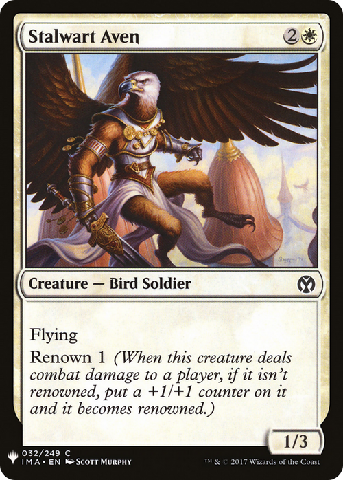 Stalwart Aven (LIST-IMA-32) - The List