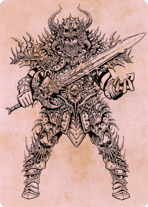 Sarevok, Deathbringer // Sarevok, Deathbringer (ACLB-050) - Battle for Baldur's Gate Art Series (Borderless) Foil