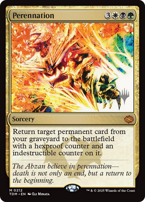 Perennation (PPTDM-212P) - Promo Pack: Tarkir: Dragonstorm